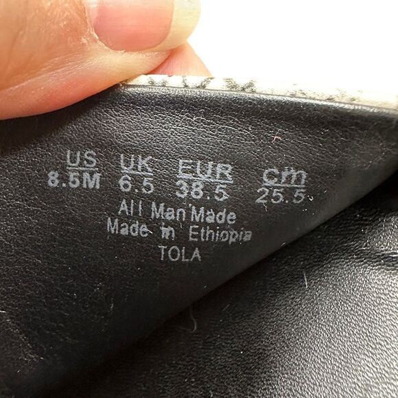 Franco Sarto Tola Espadrille Snake Print Sandal Slide 8.5 - Picture 2 of 10